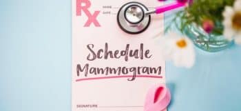 Note to schedule mammogram