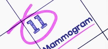 scheduled mammogram